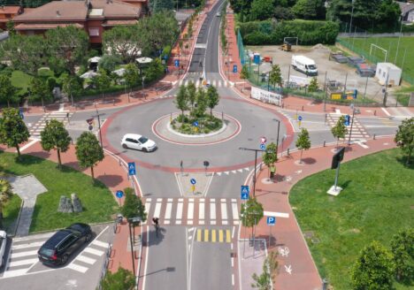 nuovo asfalto stampato a Bagnatica